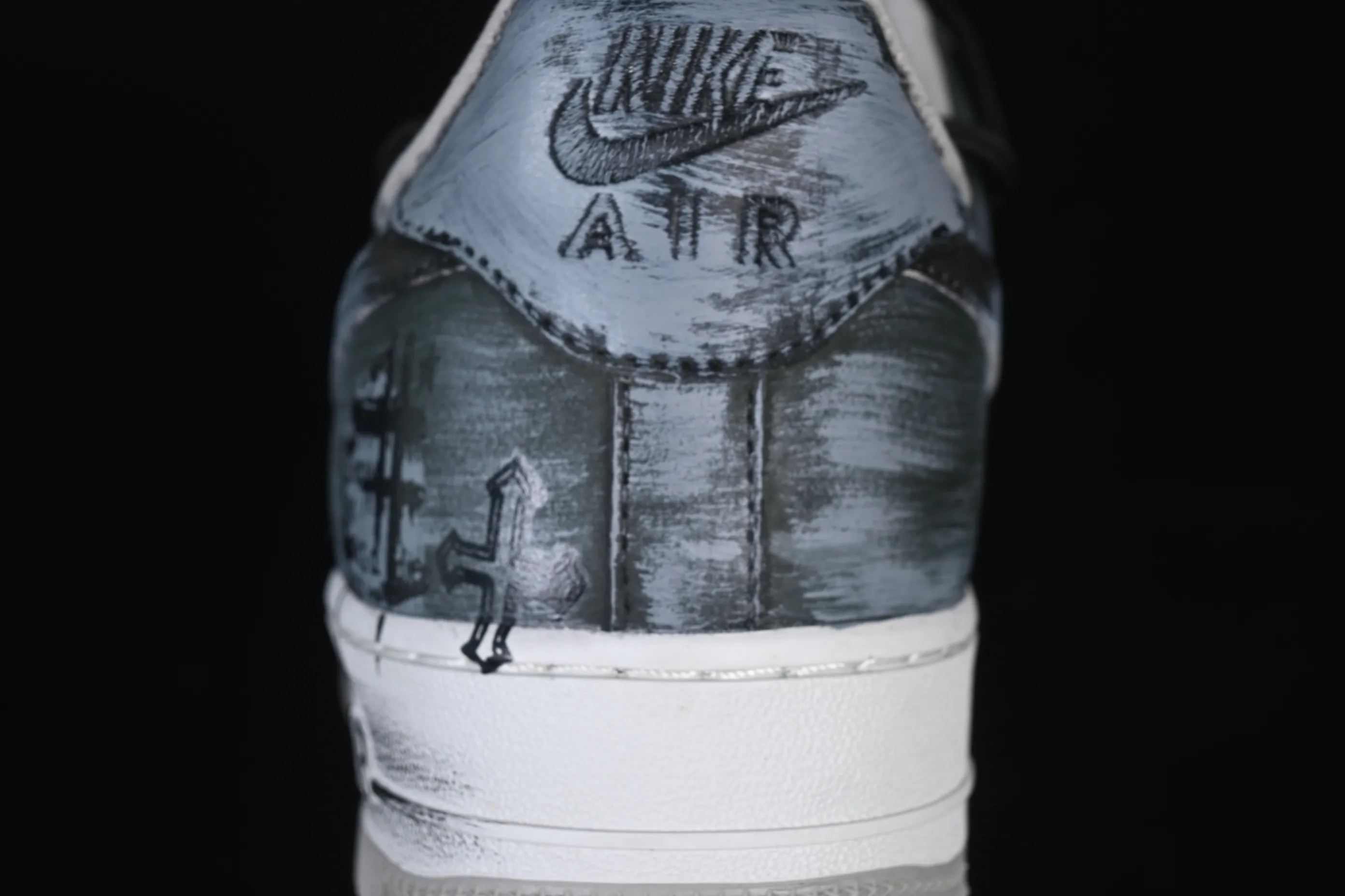 All categories Nk Air Force 1 Air Force series Nk Air Force 1 Low Air Force low-top Nike Air Force 1'07 Low "Ink Stained Skeleton" Hand-painted graffiti Ink-stained skull Air Force 1 low-top casual sneakers CW6871-777